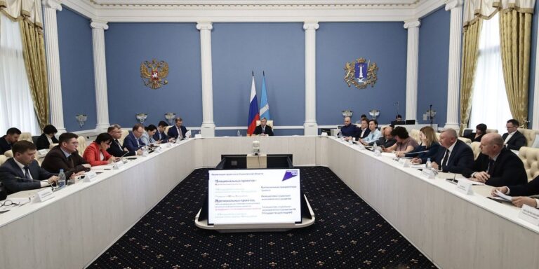 В Ульяновской области обсудили механизмы успешного завершения реализации национальных проектов в 2024 году